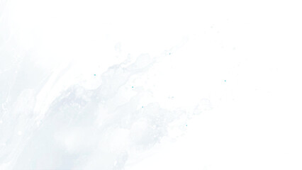 acrylic stain element on white background. with brush and paint texture