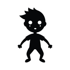 cartoon zombie with a big smile