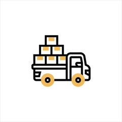 truck icon vector illustration
