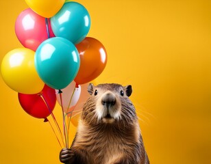 Zwischen Luftballons