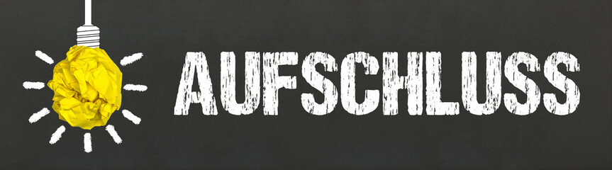 Aufschluss	
