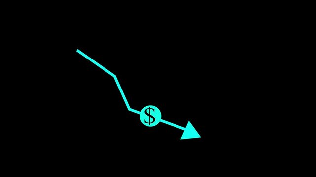 Rising arrow transparent channel. arrow rising transparent channel, business growth arrow and graph chart,