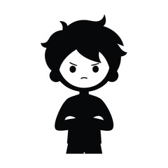 3d little human cartoon character  illustration