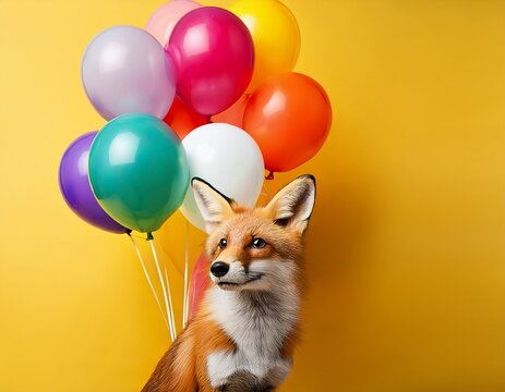 Zwischen Luftballons