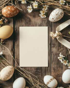 easter eggs border