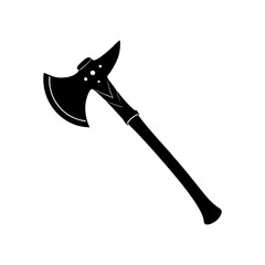 Axe Silhouette vector illustration