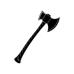 Axe Silhouette vector illustration