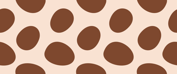 Flat background vector. Minimalist trendy abstract polka dot pattern on light background. Perfect for screensaver, poster, card, invitation or home decor.