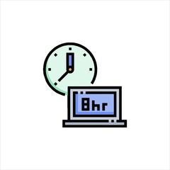 computer monitor with question mark