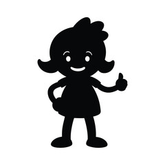 3d little human cartoon character  illustration