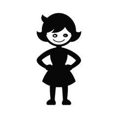 3d little human cartoon character  illustration