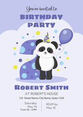 Birthday invitation for a boy 2 years old