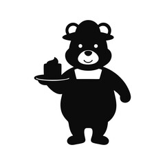 Naklejka premium funny cartoon character illustration