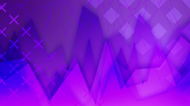 Vibrant seamless gradient background with geometric shapes. Perfect for titles, text, openers, and motion graphics.