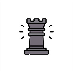 black chess pawn