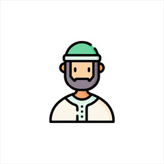 set of funny cartoon builder