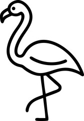 pink flamingo vector illustration