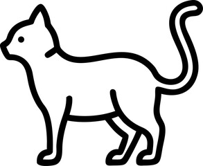 black cat vector illustration