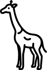 giraffe cartoon illustration