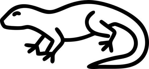 vector image of a horse