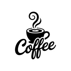 Brewed Delight: Capturing the essence of a comforting morning ritual, a simple yet stylish coffee cup with a wisp of steam emanates warmth, signaling the start of a delightful day.