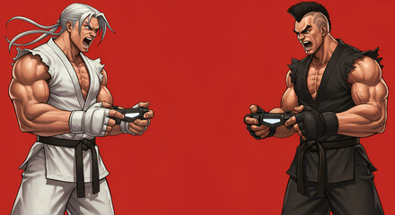 &ldquo;Battle Ready: When Fighters Game &mdash; The Ultimate Showdown!&rdquo;