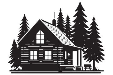 Secluded Log Cabin Retreat in the Forest Awaits Your Escape