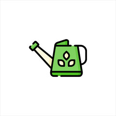 green watering can