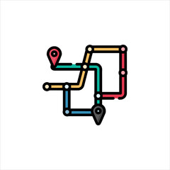 vector illustration of a truck