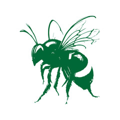 green bee icon
