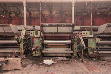 textilfabrik, lost place