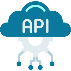 API single vector illustration icon