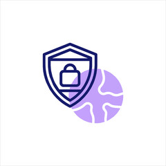 shield icon vector illustration