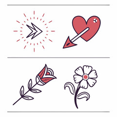 Emphasis Element Icons Sparkle Flare