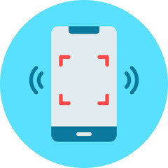 Smartphone Shake single vector illustration icon
