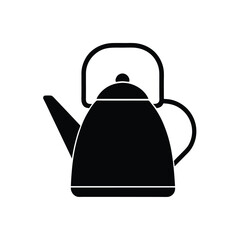 Kettle Stencil Icon Vector Illustration