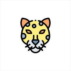 tiger head vector