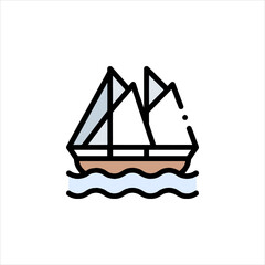 sailing ship icon