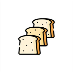 vector illustration of a bread