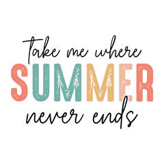 Retro Summer SVG PNG Design