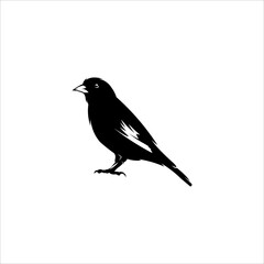 bird silhouette logo element