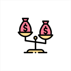 vector illustration of a set of icons