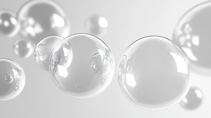 bubbles with abstract background