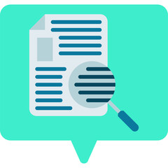 Finding single vector illustration icon