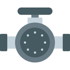 Valve II single vector illustration icon