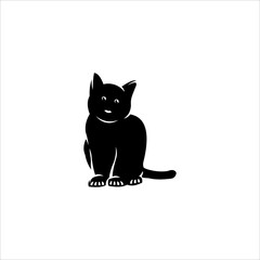 cat silhouette logo element