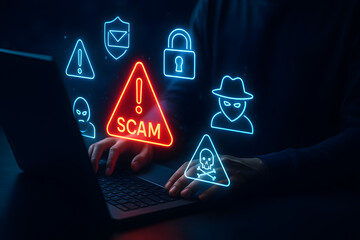 Beware of online scams and phishing attacks protect yourself from internet fraud and cybercrime threats