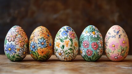 Bright spring egg decor