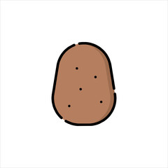 vector illustration of a chocolate cake