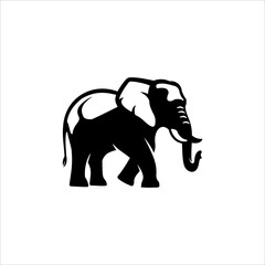 elephant silhouette logo element